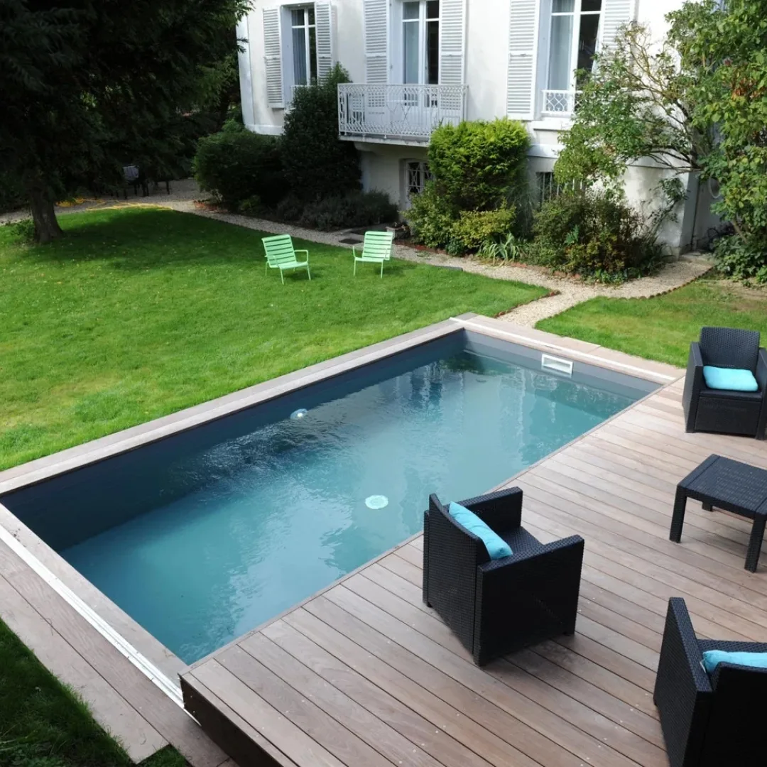 Раздвижная терраса для бассейна в Красноярске