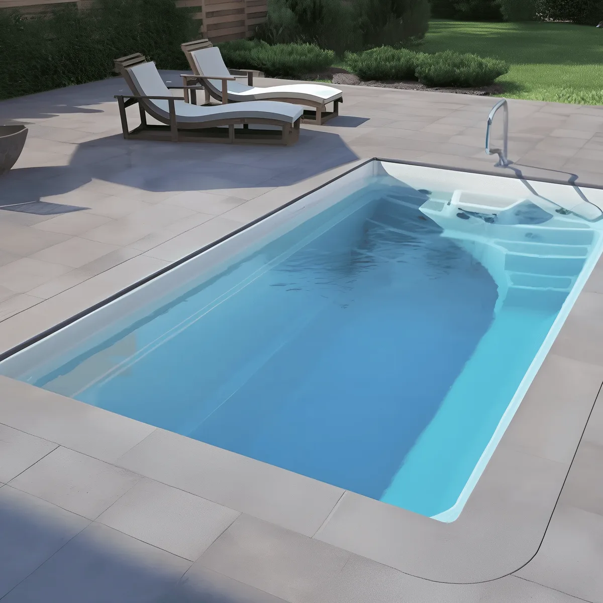 Композитный бассейн Laguna 5 — вид сверху в Красноярске