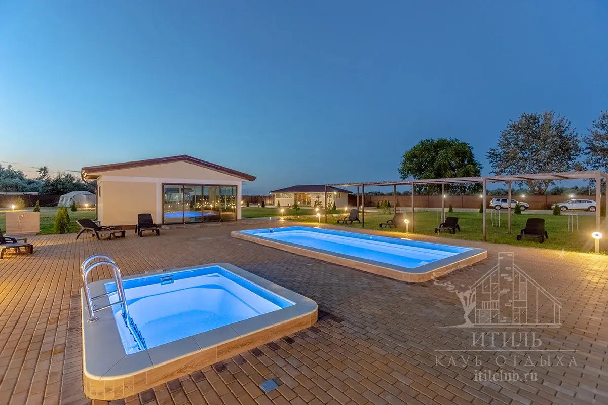 Композитная купель Laguna 3 — установка в Красноярске