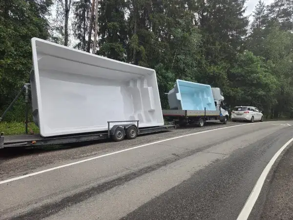 Доставка бассейна в Красноярске